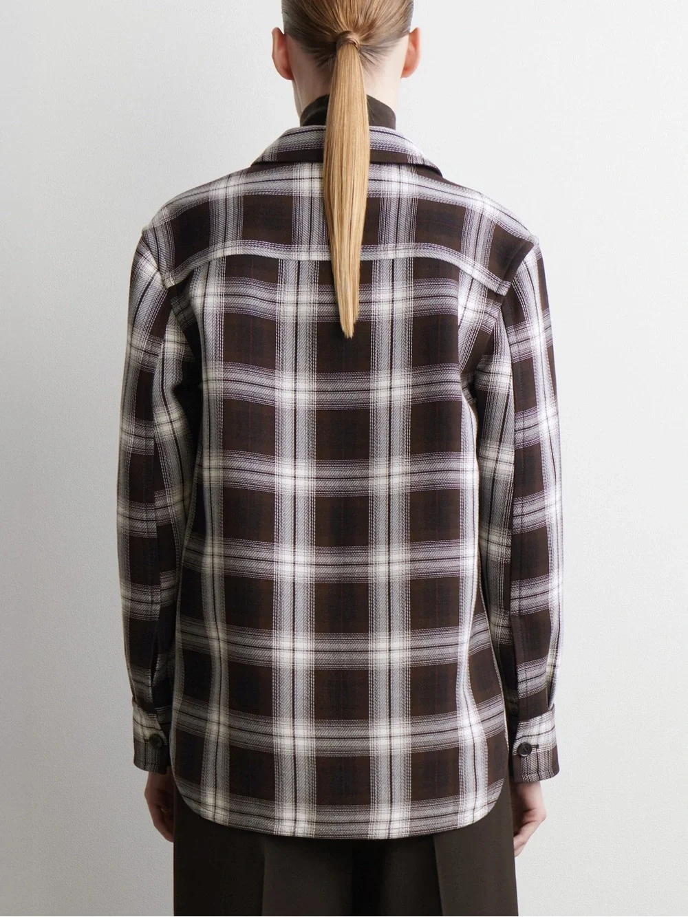 COS Checked Overshirt Size 12 US Large New